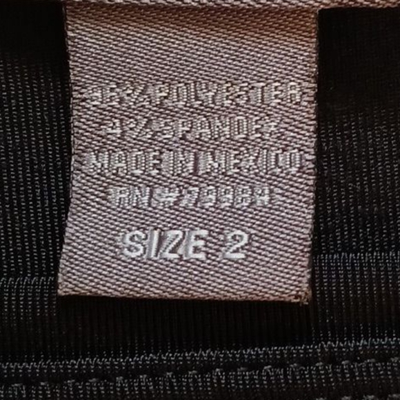 ADDITIONS BY CHICO'S WOMEN'S SLEEVELESS BLACK  TANK TOP. SIZE 2 - Picture 4 of 10